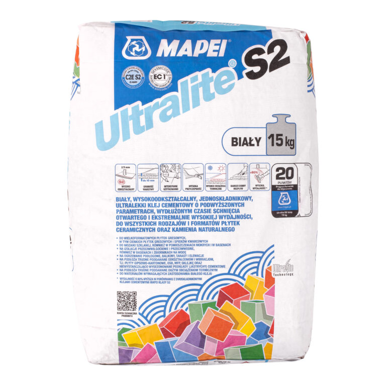 Klej MAPEI ULTRALITE S2 biały 15kg Dobra Cena Sklep Online