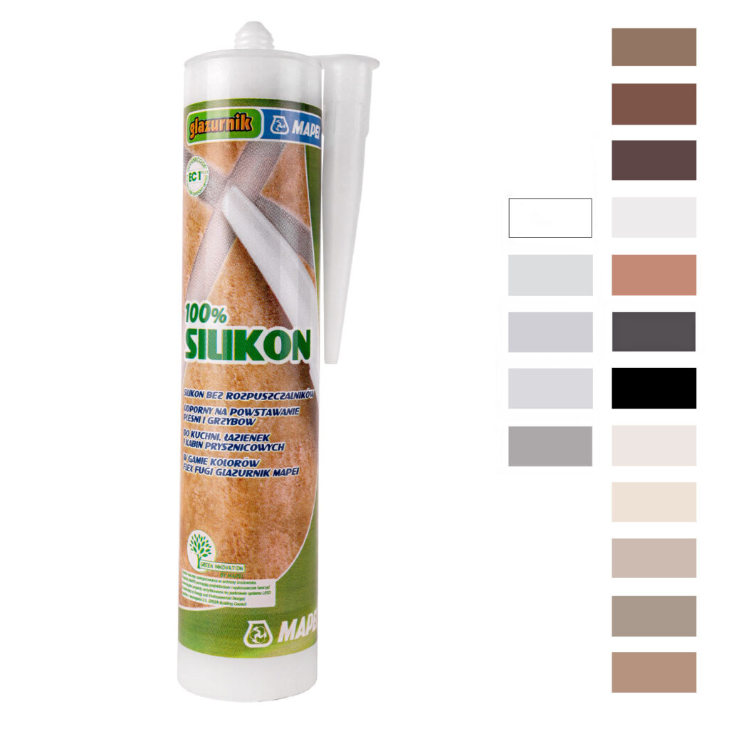Silikon MAPEI GLAZURNIK 280ml - Fugi.pl ODPORNY NA PLE?? MAPEI