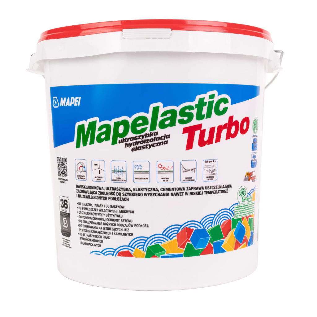 Hydroizolacja MAPEI MAPELASTIC TURBO (A+B) 18kg | Dobra Cena | Sklep ...