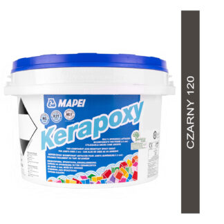 Kwasoodporna, dwuskładnikowa fuga epoksydowa MAPEI Kerapoxy 2kg 120 czarna