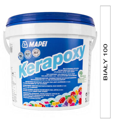 Kwasoodporna, dwuskładnikowa fuga epoksydowa MAPEI Kerapoxy 5kg 100 biała