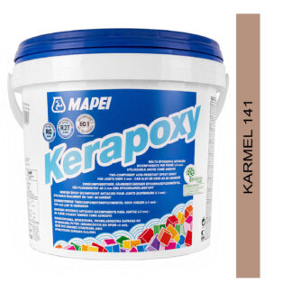 Kwasoodporna, dwuskładnikowa fuga epoksydowa MAPEI Kerapoxy 5kg 141 karmelowa