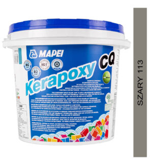 Kerapoxy CQ 3kg dwuskładnikowa fuga epoksydowa, łatwa w aplikacji 113 szara