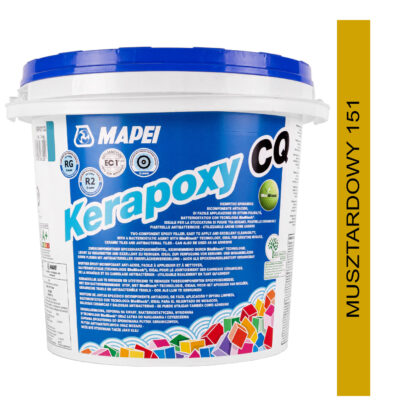 Przeterminowana fuga MAPEI KERAPOXY CQ 3kg 151 musztardowy