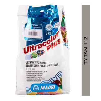 MAPEI Ultracolor Plus 5kg kolor 112 tytan - ultrawytrzymała elastyczna fuga cementowa do 20 mm