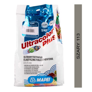 MAPEI Ultracolor Plus 5kg kolor 113 szary - ultrawytrzymała elastyczna fuga cementowa do 20 mm