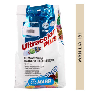 MAPEI Ultracolor Plus 5kg kolor 131 wanilia - ultrawytrzymała elastyczna fuga cementowa do 20 mm
