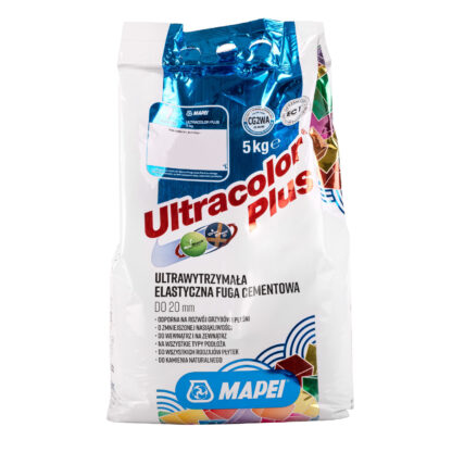 MAPEI Ultracolor Plus 5kg - ultrawytrzymała elastyczna fuga cementowa do 20 mm, szybkowiążąca i szybkoschnąca