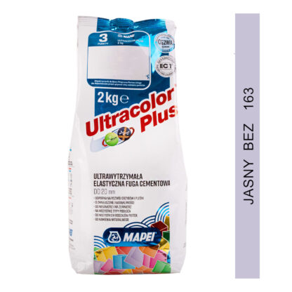 Przeterminowana fuga MAPEI ULTRACOLOR PLUS 2kg 163 jasny bez