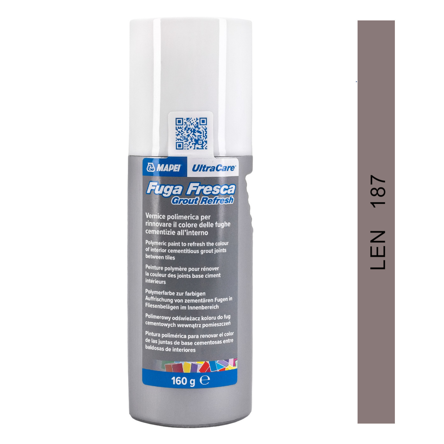 MAPEI UltraCare Fuga Fresca 160g - kolor len 187 Przeterminowany renowator do fug MAPEI ULTRACARE FUGA FRESCA - 187 len