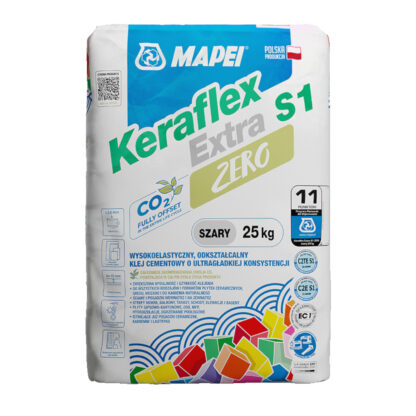 Klej cementowy MAPEI Keraflex Extra S1 Zero - szary 25kg