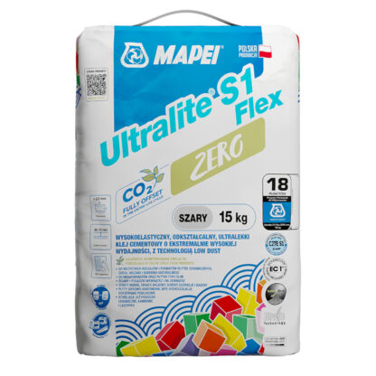 Klej do płytek MAPEI ULTRALITE S1 FLEX Zero 15kg szary