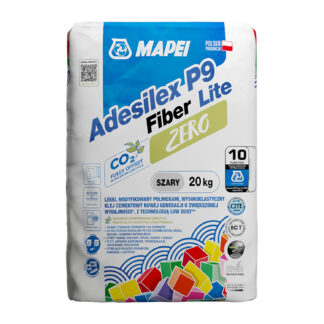 Klej do płytek MAPEI ADESILEX P9 FIBER LITE ZERO 20kg szary