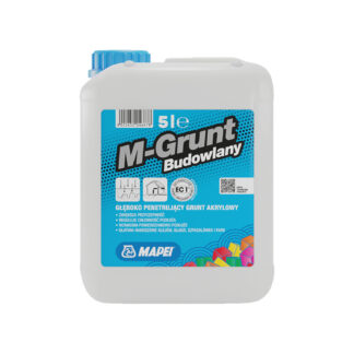 Grunt głęboko penetrujący MAPEI M-GRUNT BUDOWLANY 5L