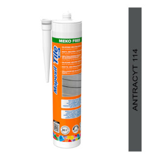 MAPEI Mapesil Tile Matt 300 ml – kolor 114 Antracyt, silikon matowy
