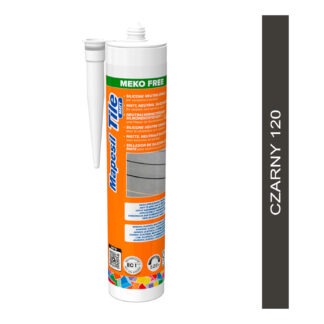 MAPEI Mapesil Tile Matt 300 ml – kolor 120 Czarny, silikon matowy